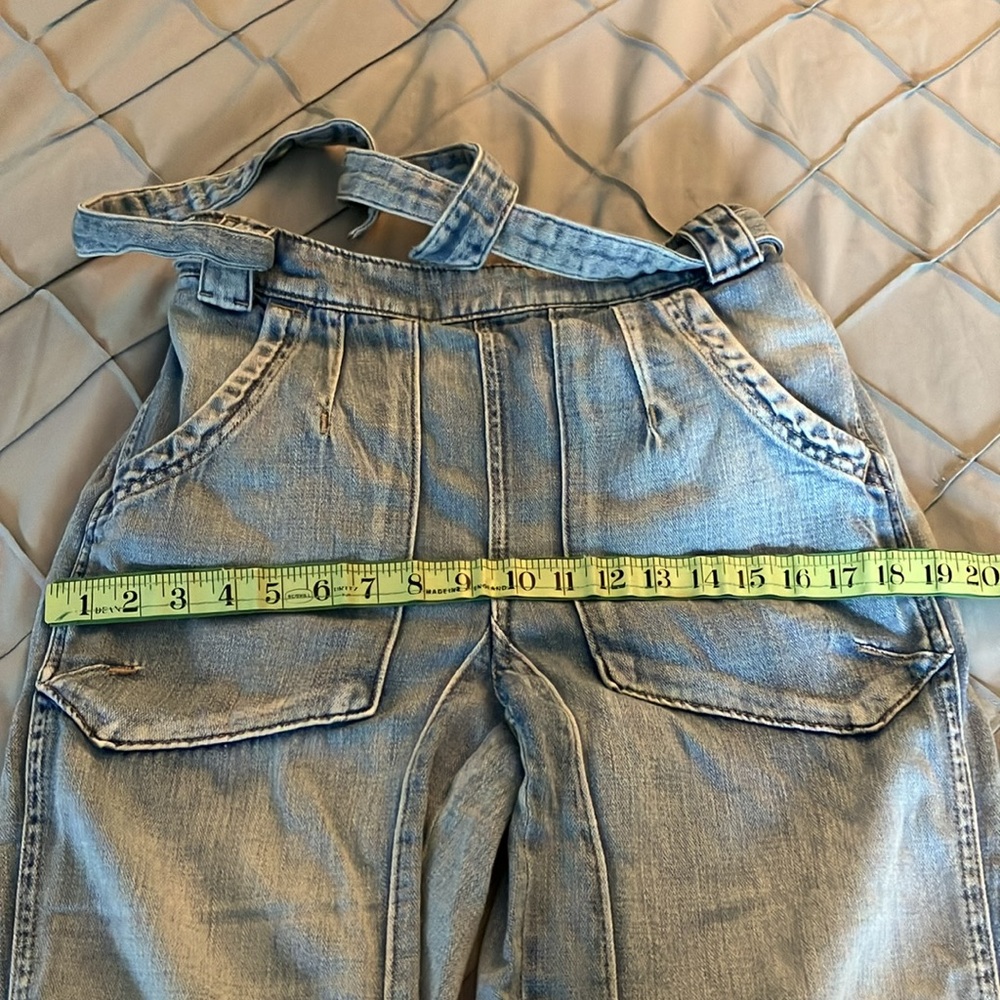 We the Free glitch drop pull on belted jogger boho faded jeans Free People - Picture 12 of 13